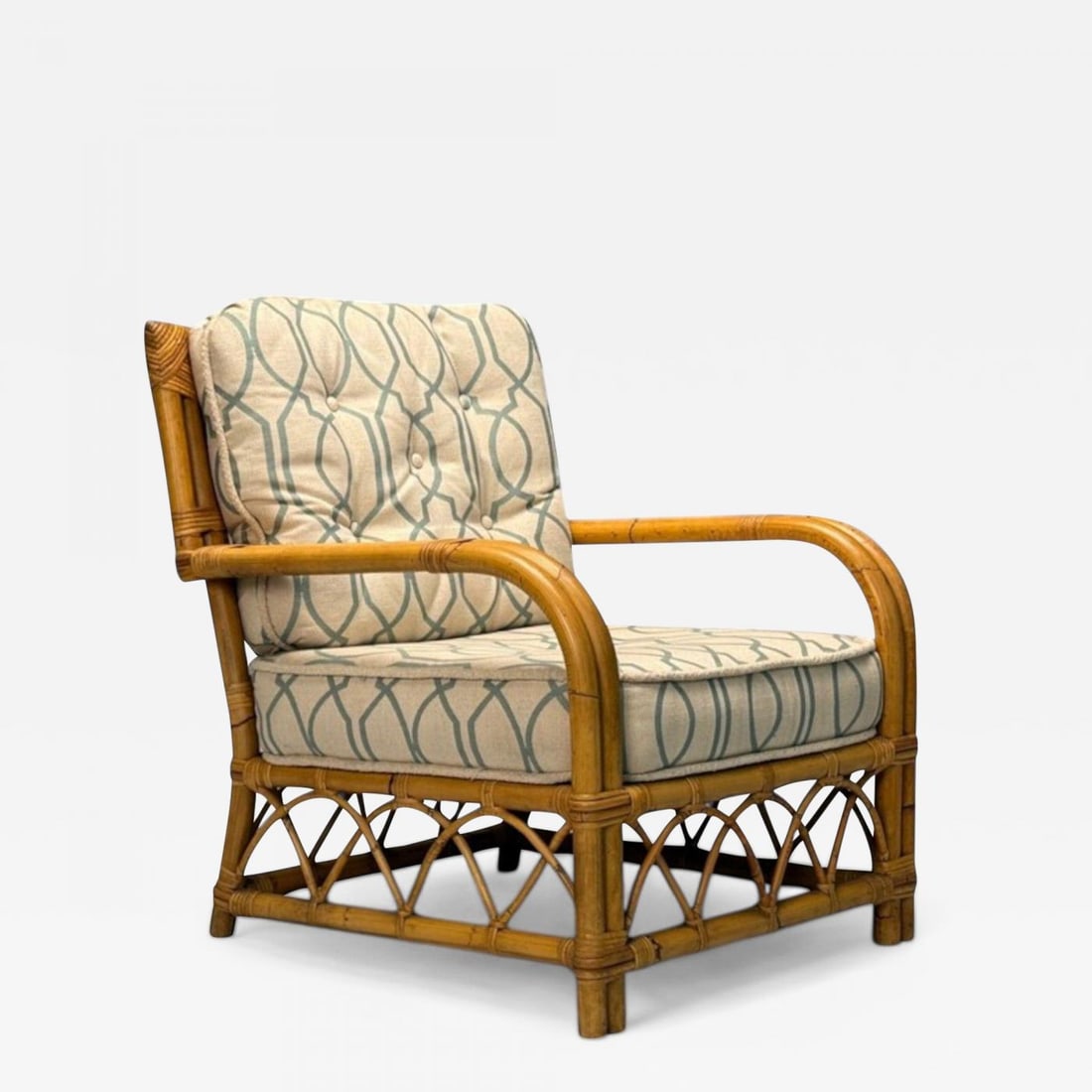 Bielecky Brothers, Modern, Single Lounge Chair, Cane, Bamboo, USA, 21st C. (1 of 13)