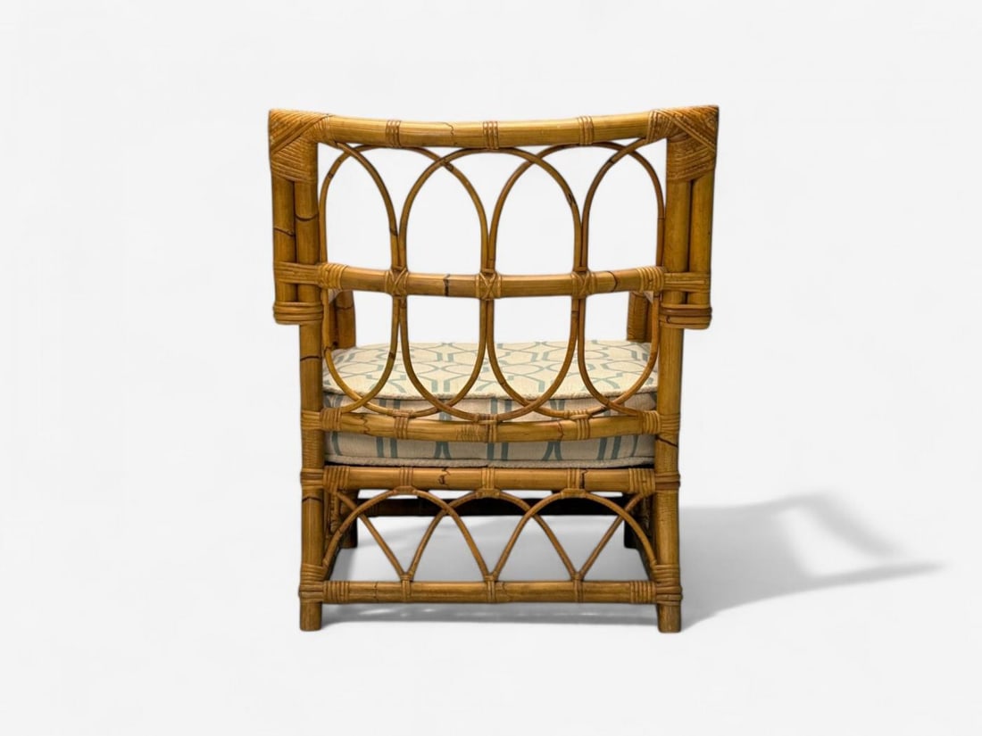 Bielecky Brothers, Modern, Single Lounge Chair, Cane, Bamboo, USA, 21st C. - 9