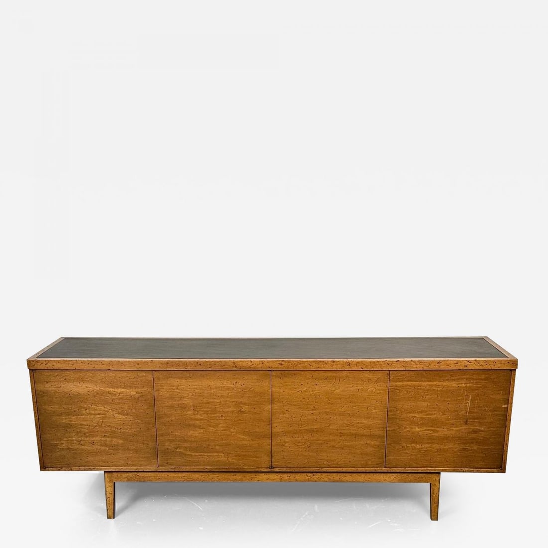 Mid-Century Modern Sideboard / Credenza, Rustic Provincial Cabinet, Slate Top (1 of 13)