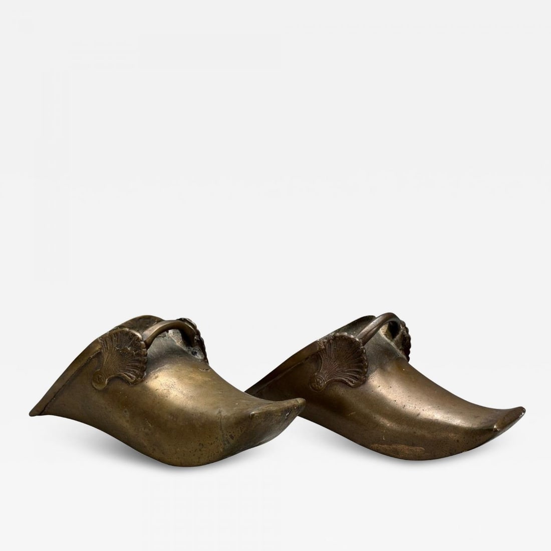 Edo Period, Bronze Japanese Samurai Stirrups, Japan, 18th c. - 2