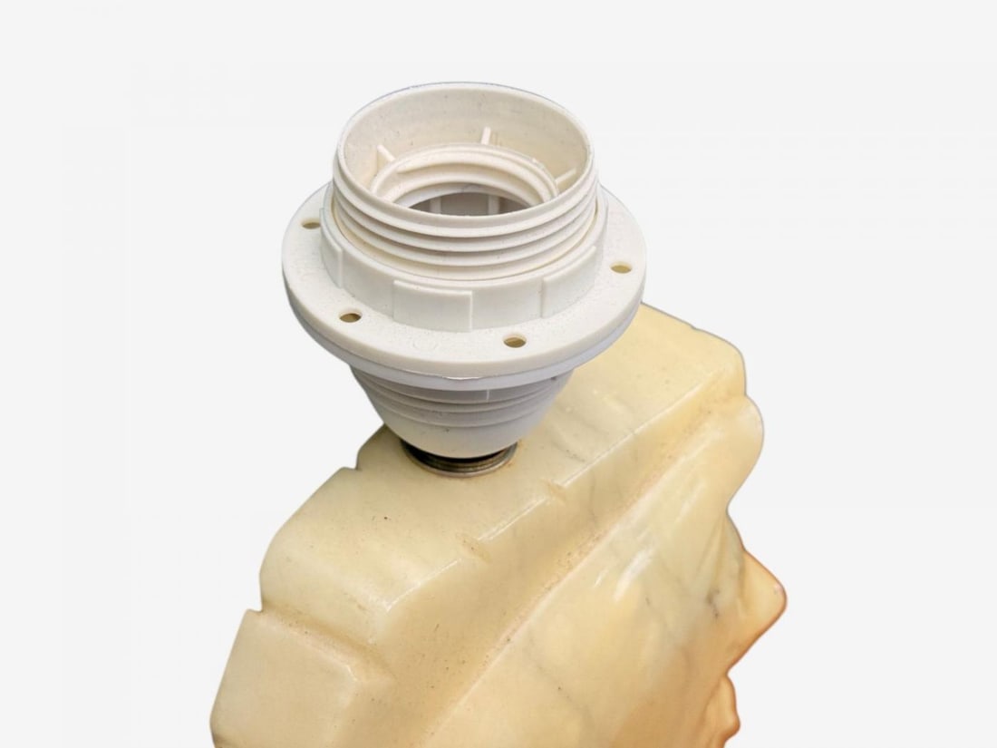 Italian Modern, Hand Carved Alabaster, Horse Motif, Table Lamps, Italy, 1950s - 13