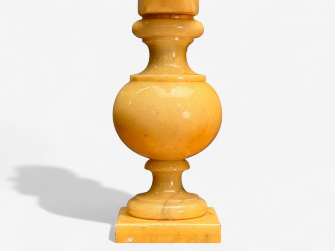 Italian Modern, Hand Carved Alabaster, Horse Motif, Table Lamps, Italy, 1950s - 7