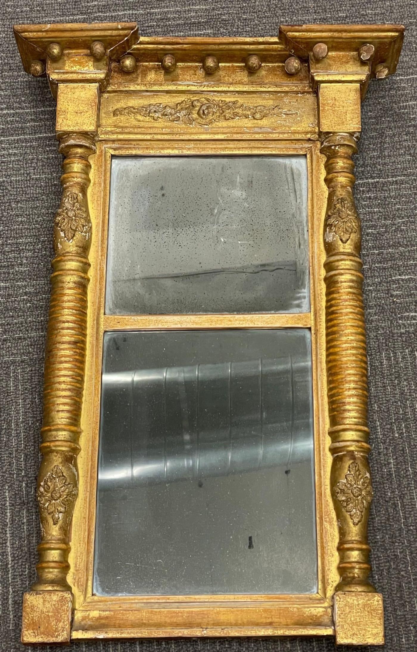 19th Century Empire Style Wall or Table Mirror - 13