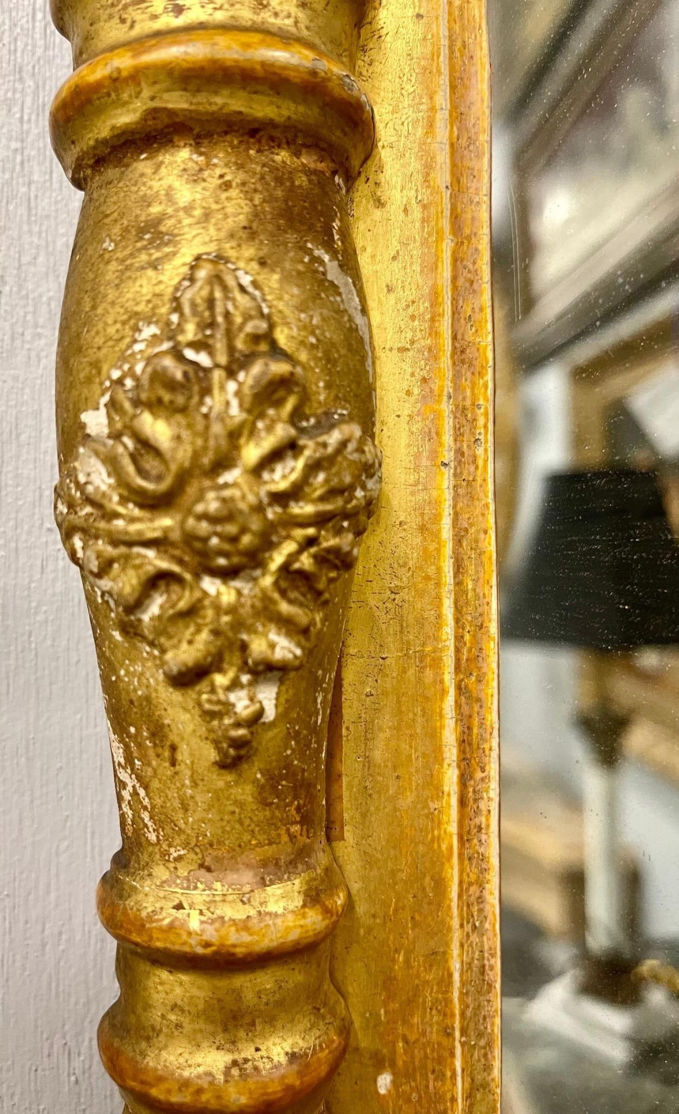 19th Century Empire Style Wall or Table Mirror - 7