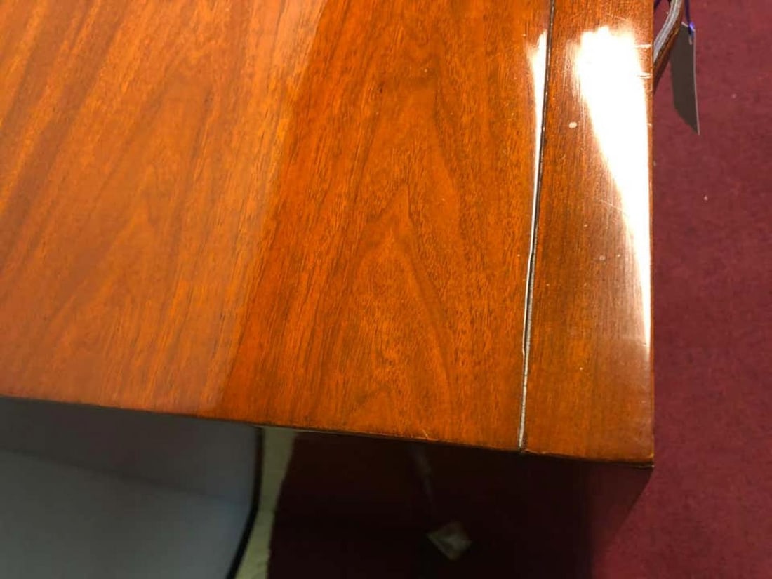 Ralph Lauren Modern Hollywood Double Chest Mahogany with Leather Pulls - 7