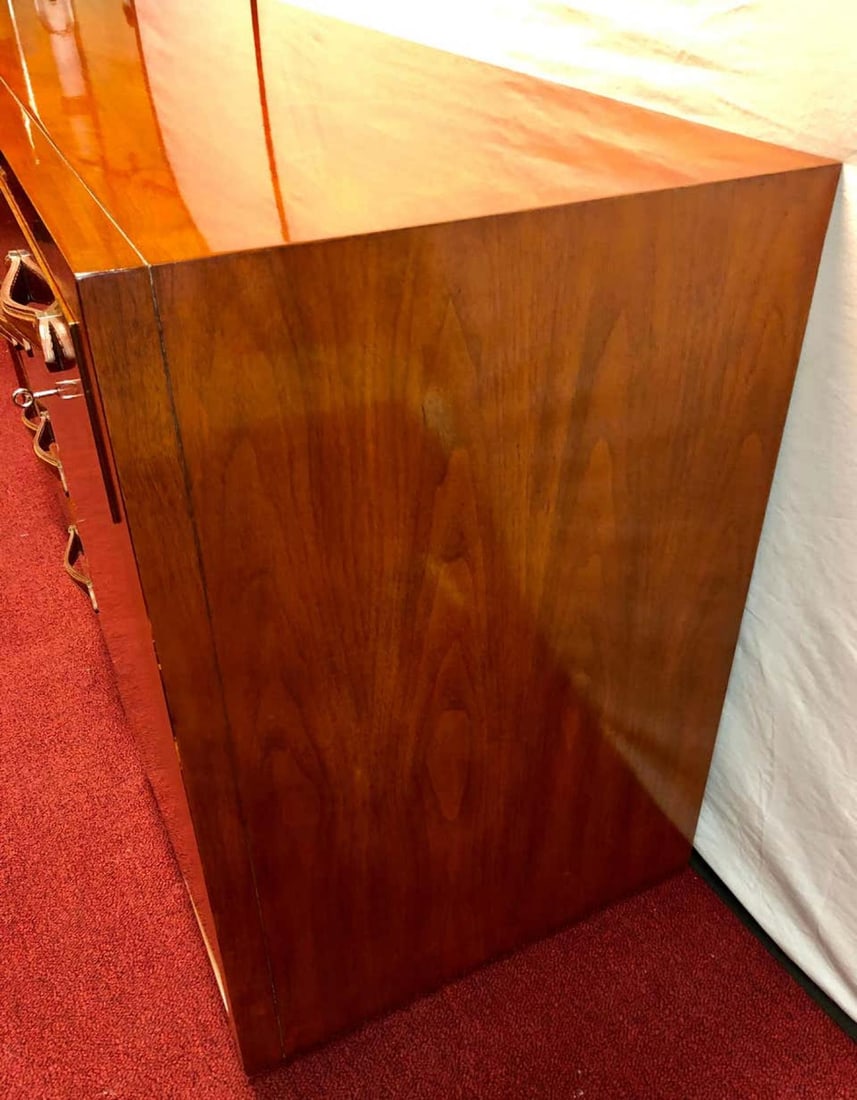 Ralph Lauren Modern Hollywood Double Chest Mahogany with Leather Pulls - 9