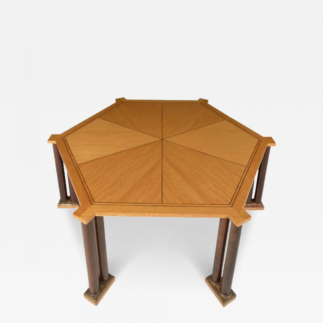 Mid-Century Modern Vladimir Kagan Dining Table, Provenance, Labeled, Two Leaves (1 of 13)