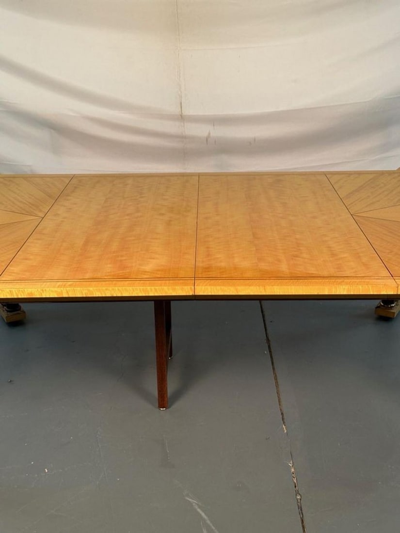 Mid-Century Modern Vladimir Kagan Dining Table, Provenance, Labeled, Two Leaves - 8
