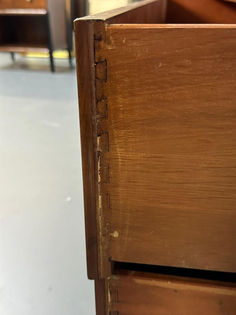 Mid Century Modern Chest, West Michigan Furniture Co. Ebony, Walnut, Metz - 12