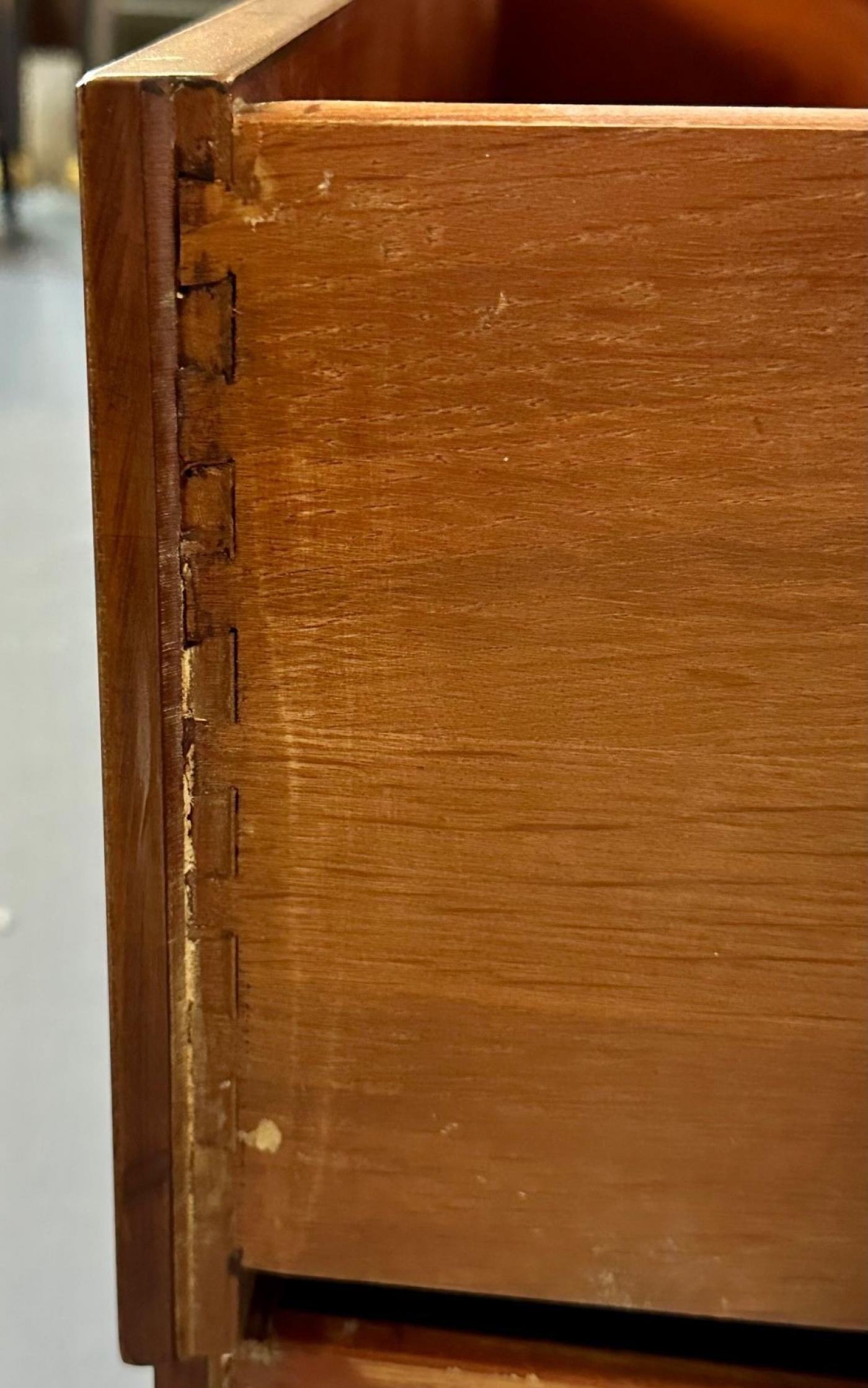 Mid Century Modern Chest, West Michigan Furniture Co. Ebony, Walnut, Metz - 13