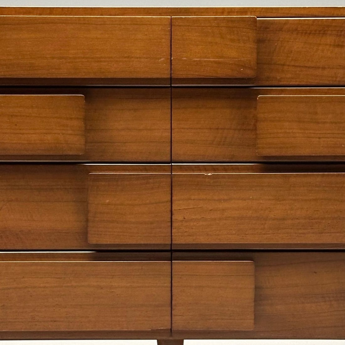 Gio Ponti, Singer & Sons, Italian Mid-Century Modern, Sculptural Dresser, Walnut - 8