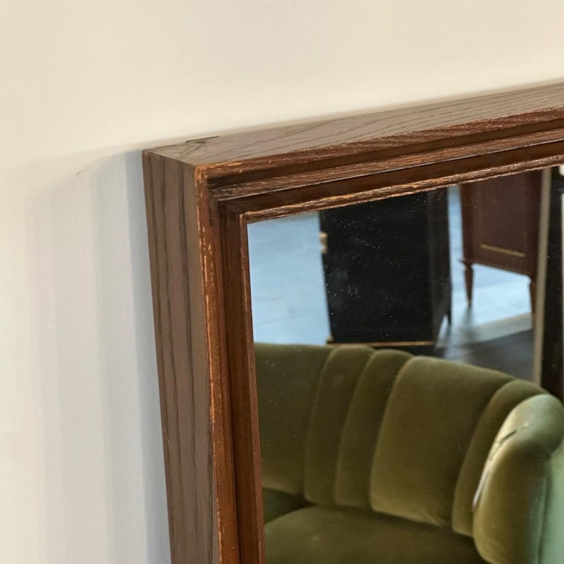 Pulaski, Brutalist Mid-Century Modern, 'Oceanic' Wall Mirror, Walnut, 1960s - 8