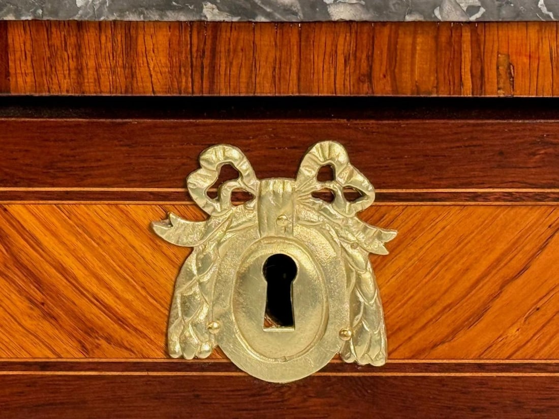 Louis XVI Style, Mahogany, Marble, Bronze, Commode, France, 19th C. - 10