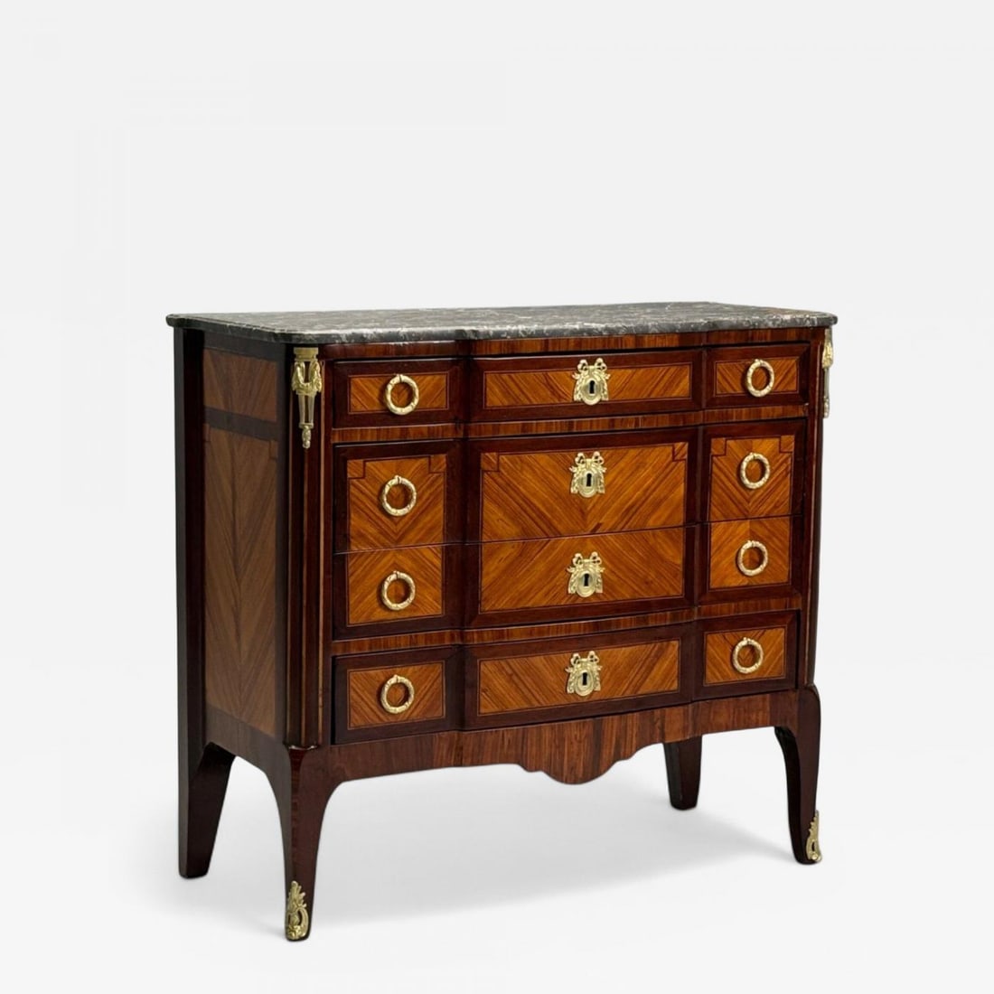 Louis XVI Style, Mahogany, Marble, Bronze, Commode, France, 19th C. (1 of 13)