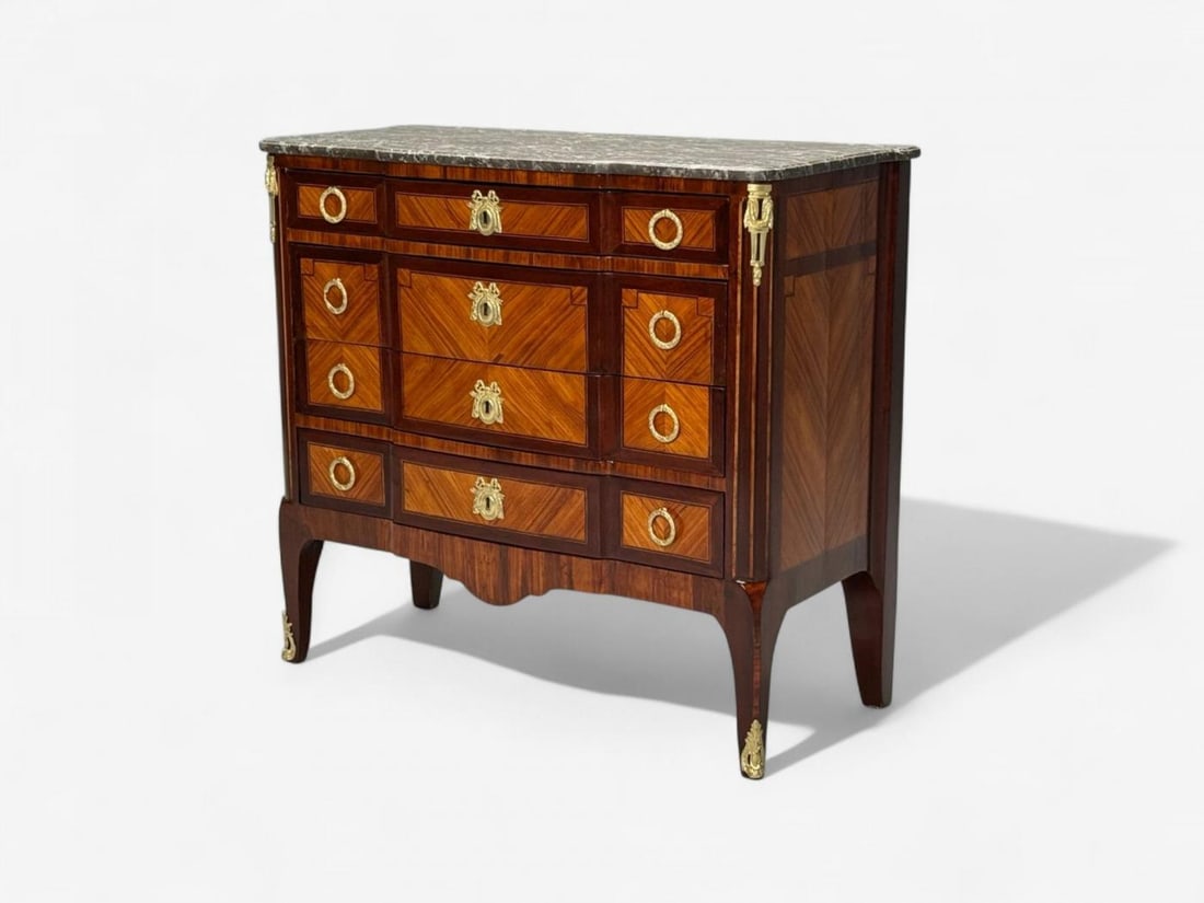 Louis XVI Style, Mahogany, Marble, Bronze, Commode, France, 19th C. - 4