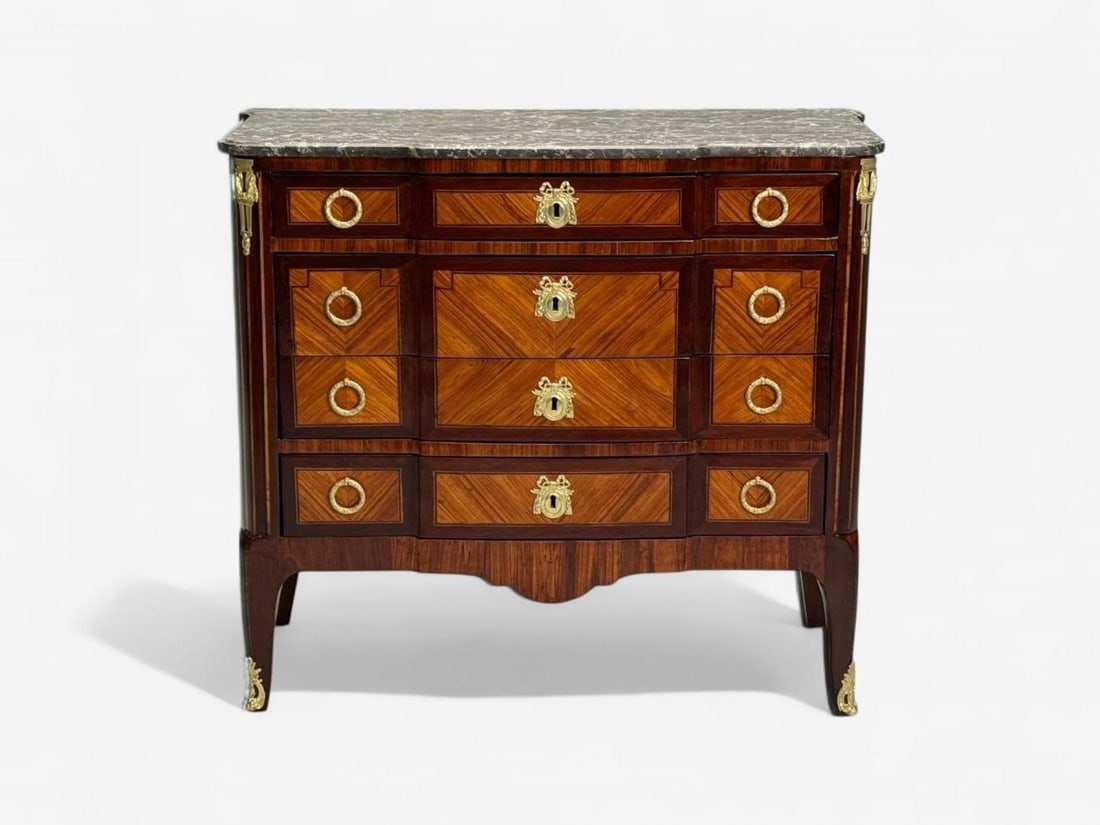 Louis XVI Style, Mahogany, Marble, Bronze, Commode, France, 19th C. - 5