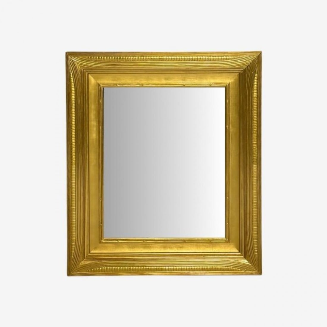 Hollywood Regency, Custom Giltwood Mirror, Water Gilt, Glass, USA, 21st C. - 8