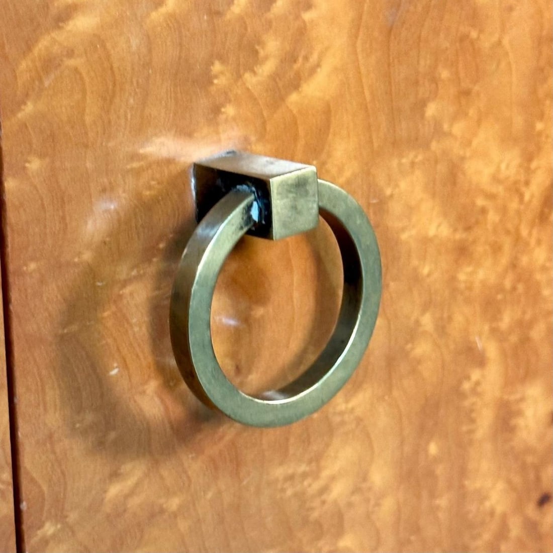 Peter Marino Modern Sideboard or Cabinet in Maple, Marble and Brass, Monumental - 13