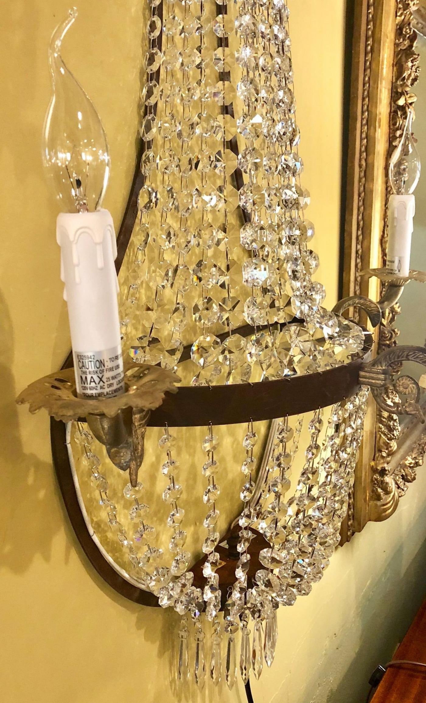 Pair of Empire Niermann Weeks Style Three-Light Sconces by Timothy Oulton - 8