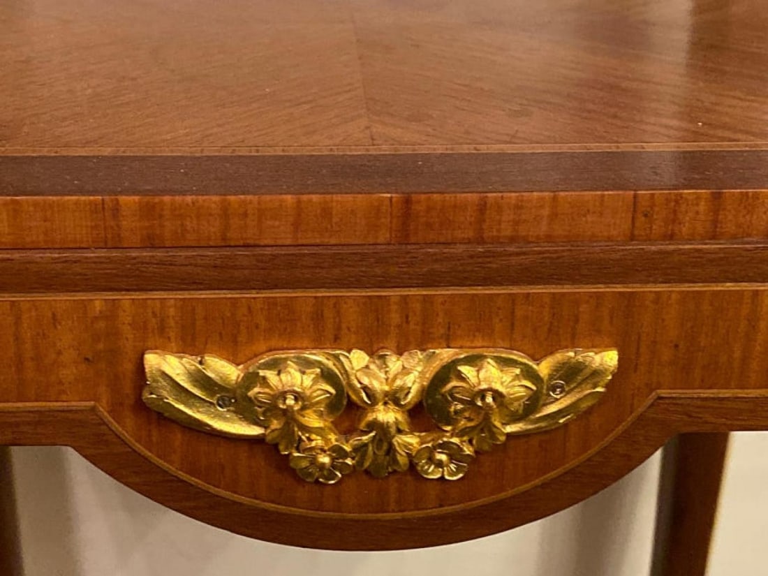 Louis XV-XVI Style Marble-Top Side Table End Table Pedestal, Transitional - 12