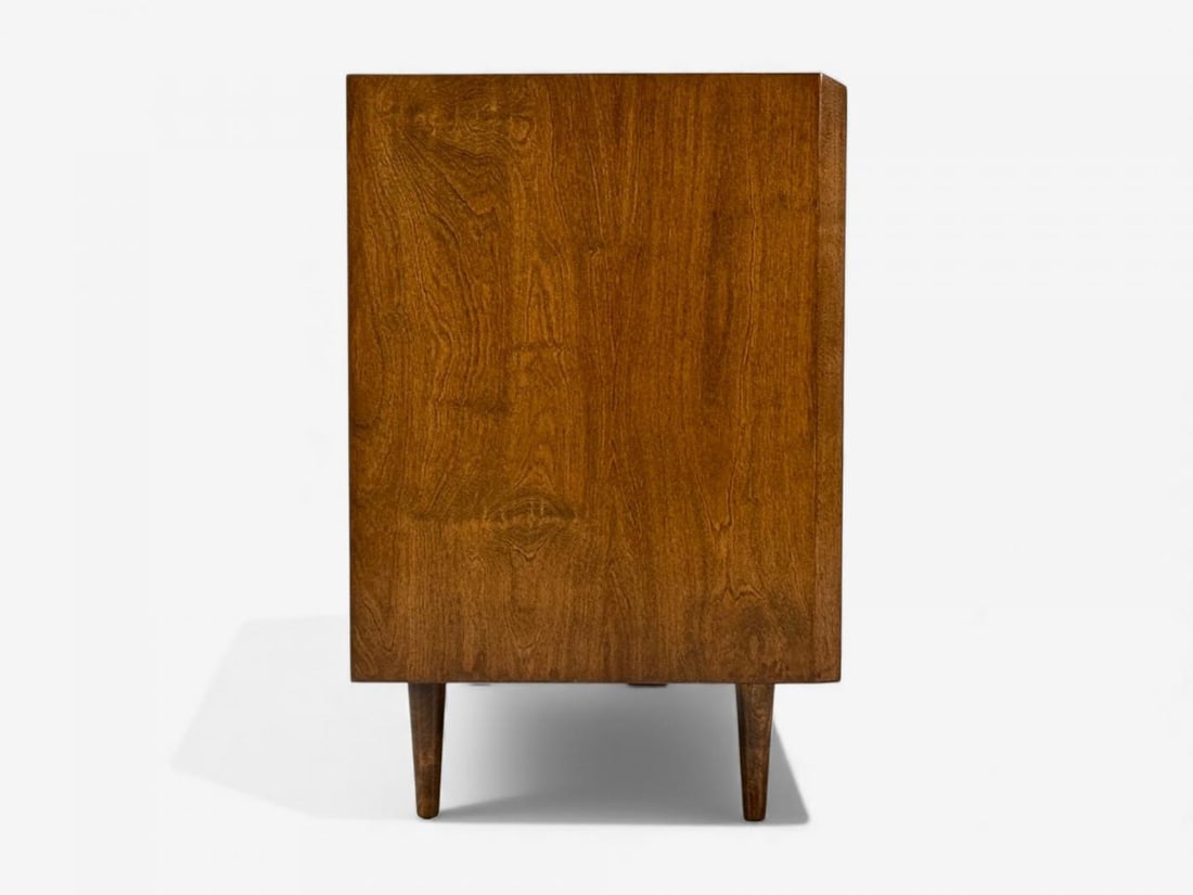 Edmond J Spence, Swedish Modern, Maple, Rare Wave Dresser, 1950s - 11