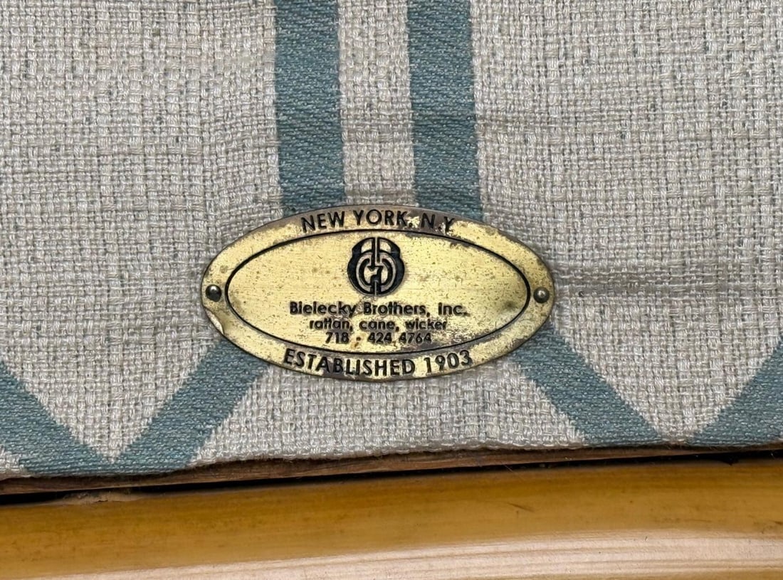 Bielecky Brothers, Modern, Large Three Seater Sofa, Rattan, Bamboo, USA, 21st C. - 12