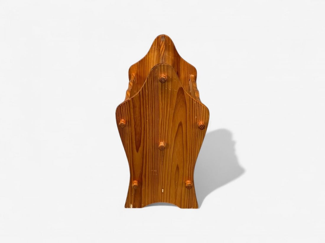Swedish Modern, Pine, Magazine Rack, Sweden, 1960s - 7