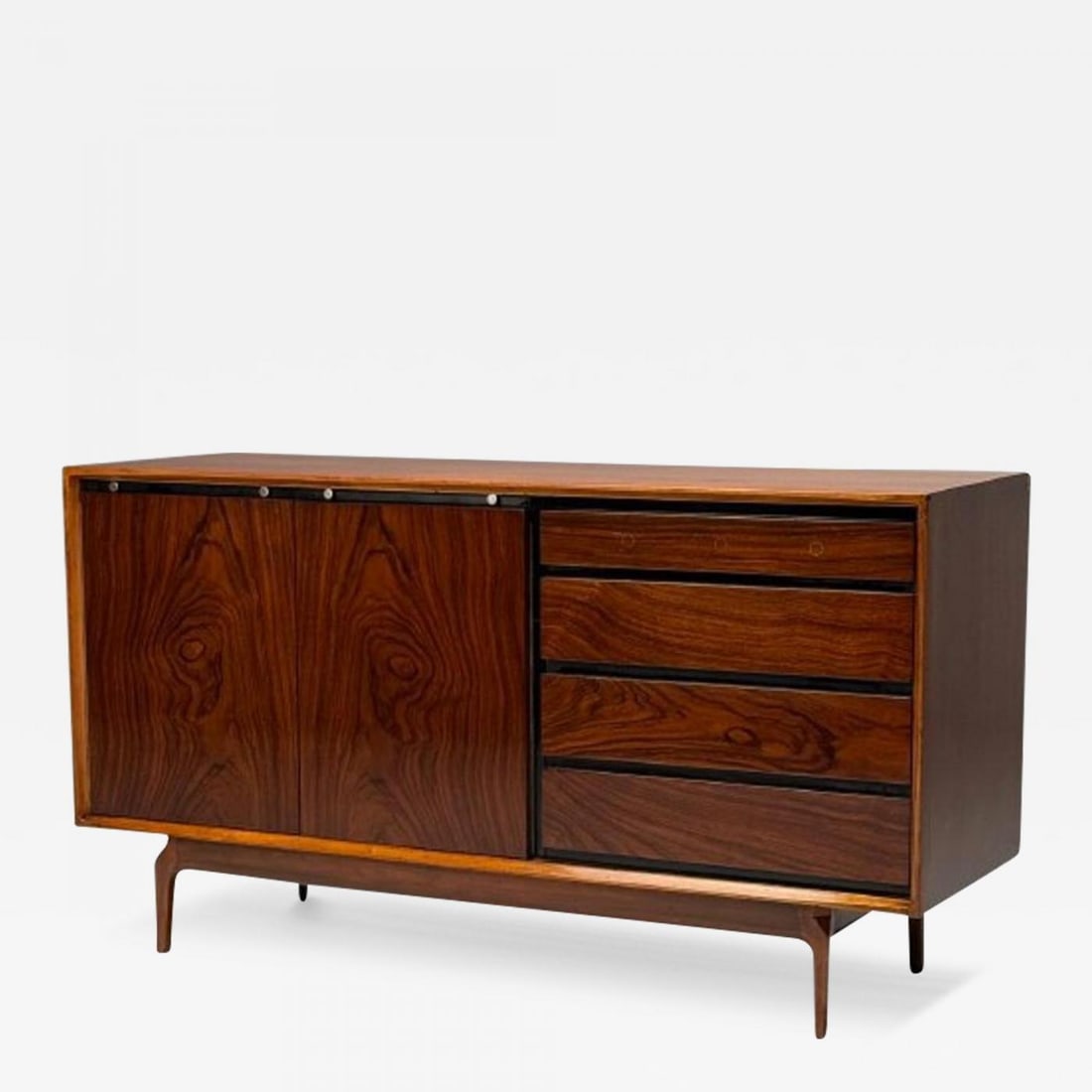 American Mid-Century Modern, Dresser, Rosewood, Walnut, United States, 1950s - 2