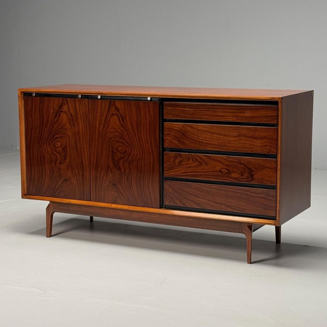 American Mid-Century Modern, Dresser, Rosewood, Walnut, United States, 1950s - 4
