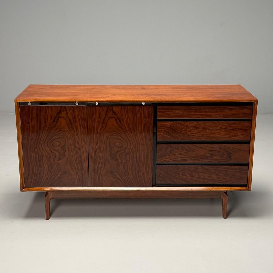 American Mid-Century Modern, Dresser, Rosewood, Walnut, United States, 1950s - 5