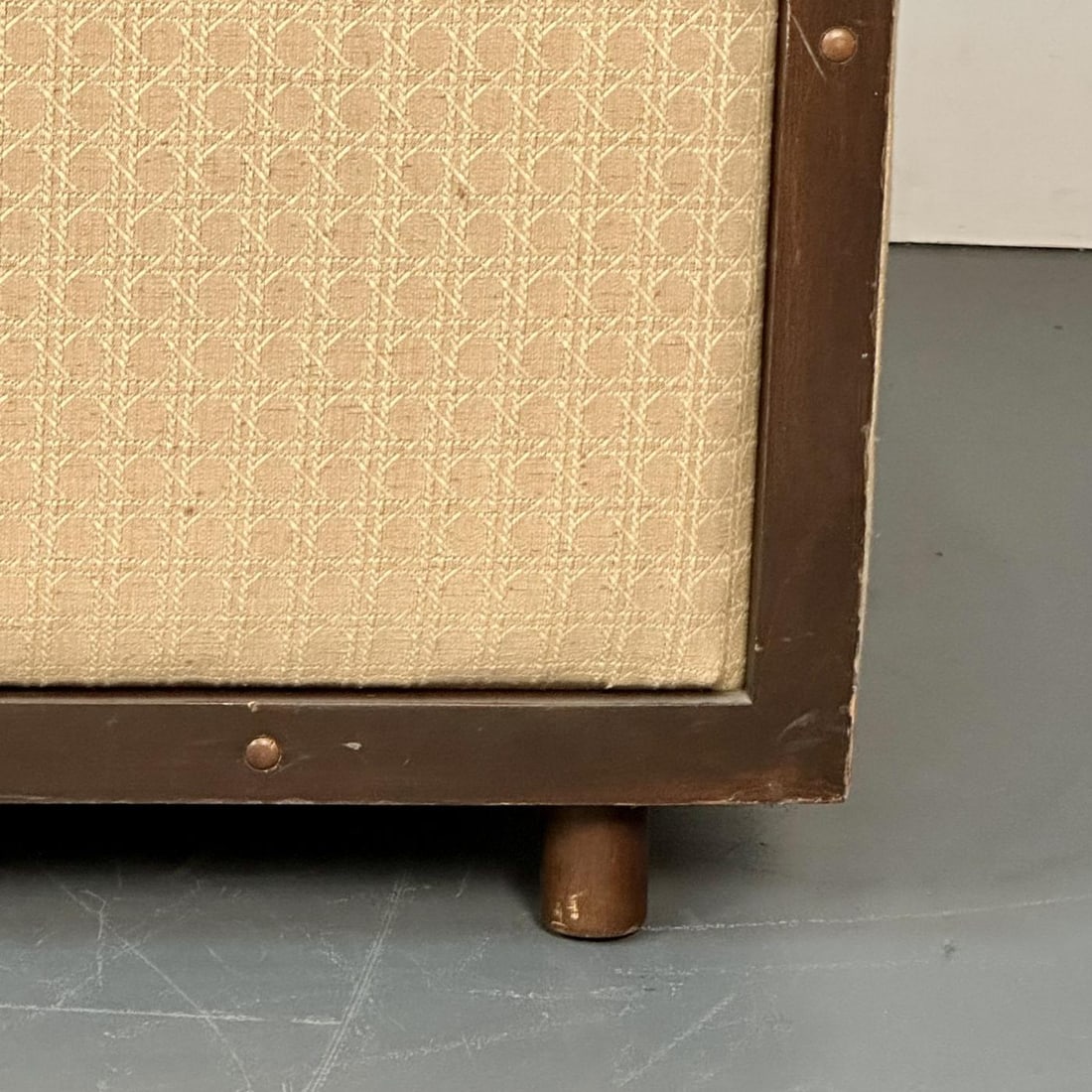 Pair Mid-Century Modern Lounge / Club Chairs, George Nelson Style, Box-Form - 11