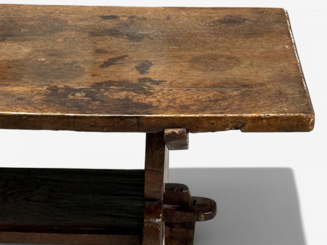 Flemish, Oak, Rustic Side or Console Table, Belgium, 17th C. - 6