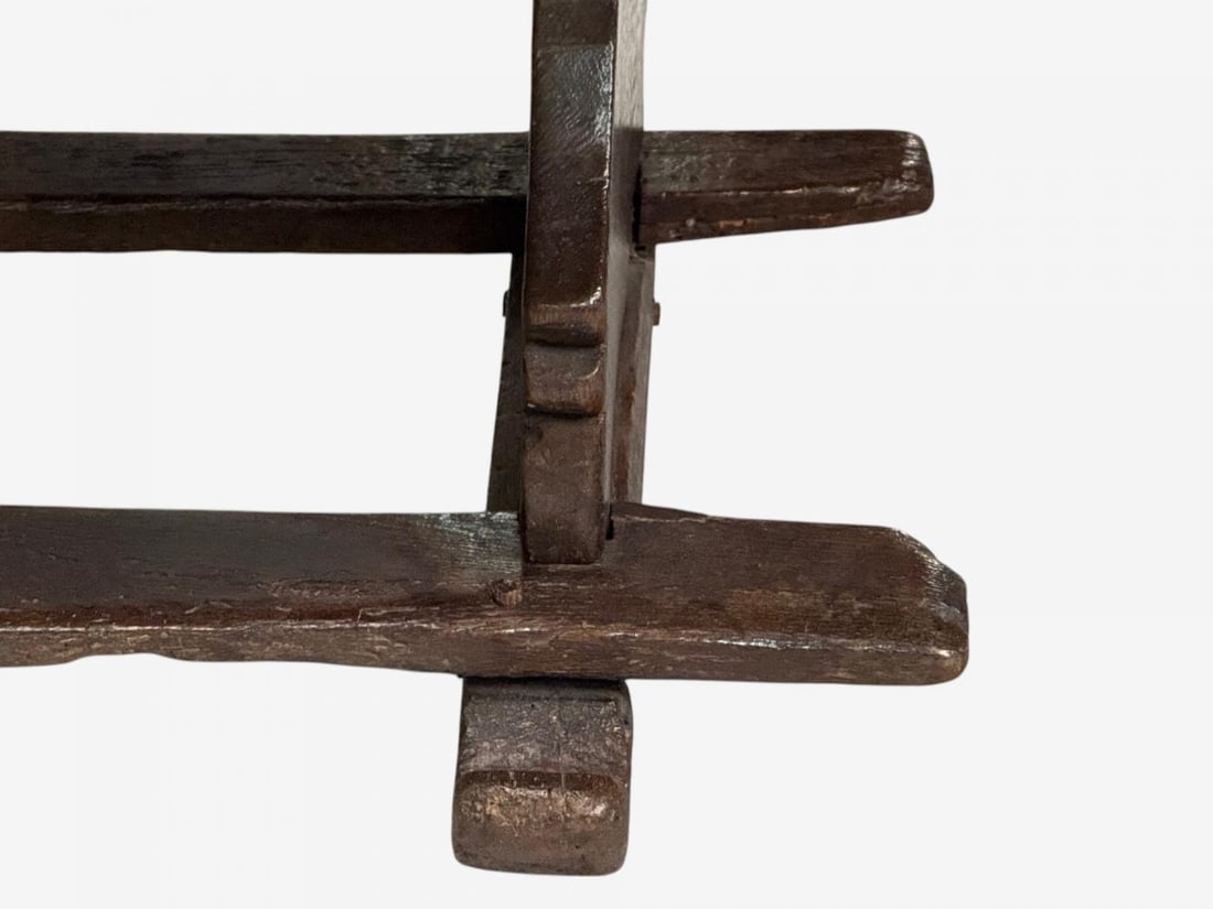 Flemish, Oak, Rustic Side or Console Table, Belgium, 17th C. - 9