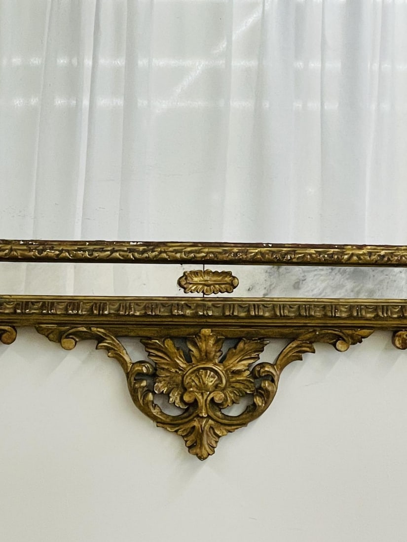 An Italian Gilt Wood Wall, Console or Pier Mirror - 11
