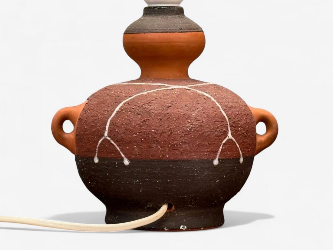 Thomas Hellström, Swedish Modern, Ceramic, Fabric, Table Lamp, Sweden, 1970s - 10