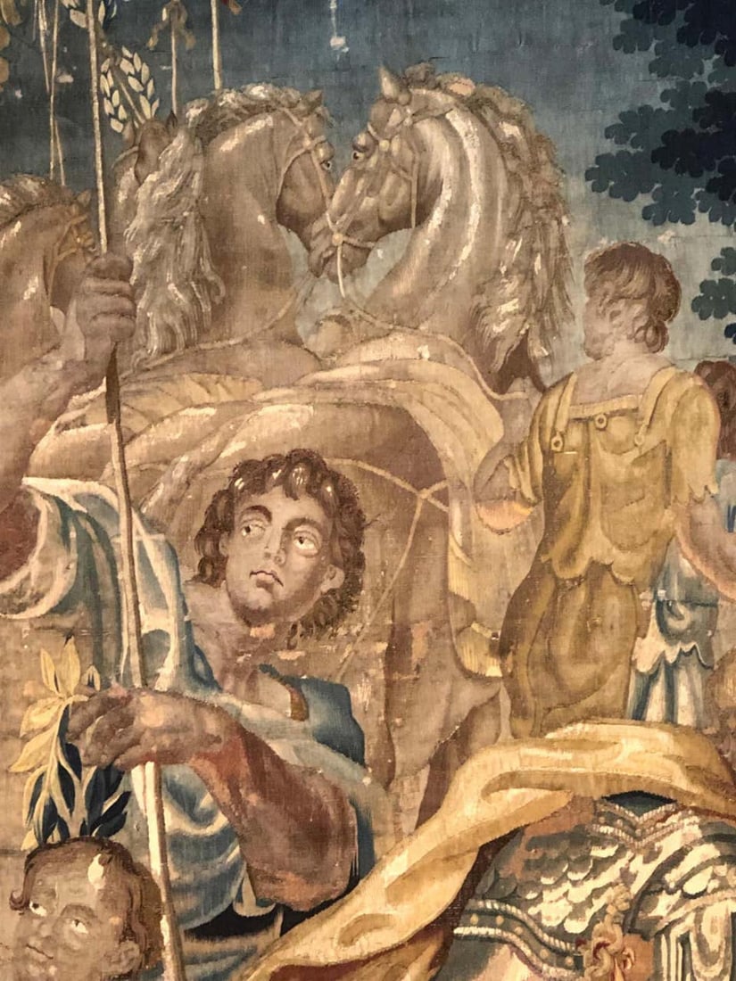 17th Century Flemish Tapestry Daris at Constantinople - 13