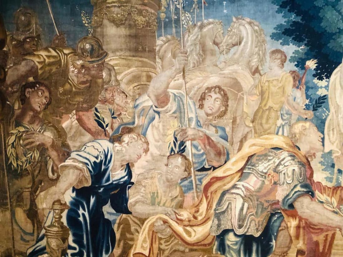 17th Century Flemish Tapestry Daris at Constantinople - 4