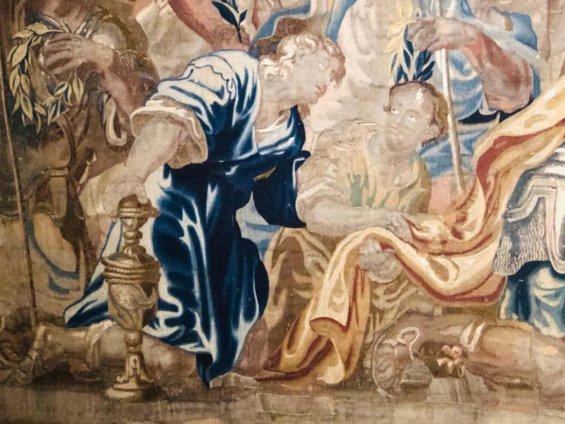 17th Century Flemish Tapestry Daris at Constantinople - 8