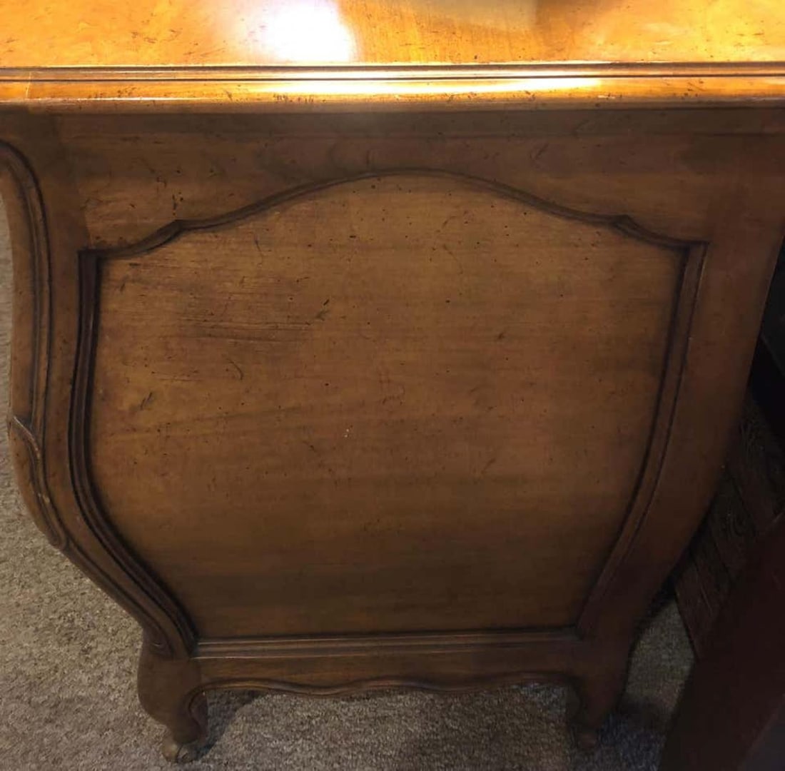 Oak Bodart Burn Impressed Bombay Country French Commode, Chest or Dresser - 7