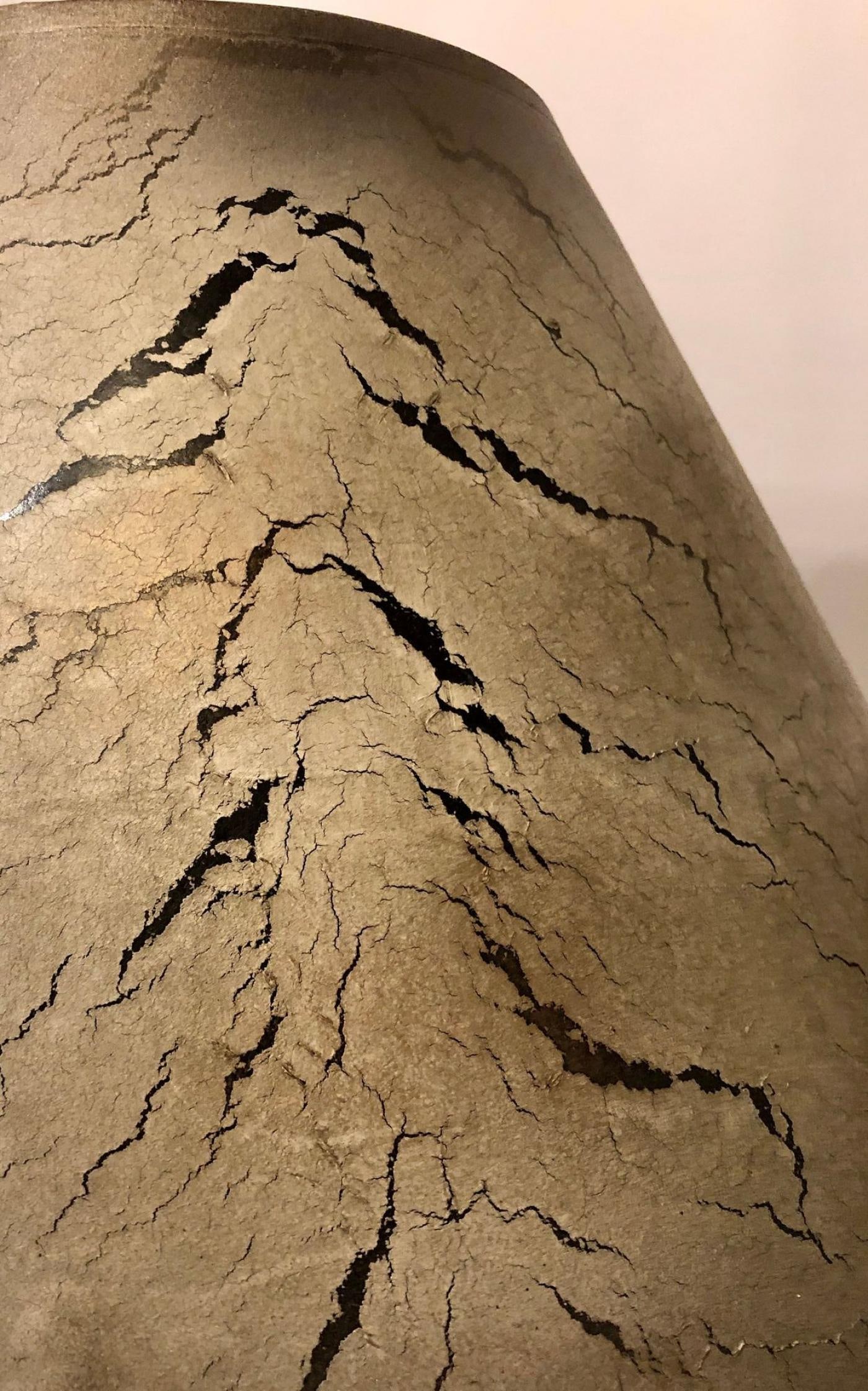 Porcelain Crackle Glaze Table Lamps Chinese Inspired Pair with Custom Shades - 6