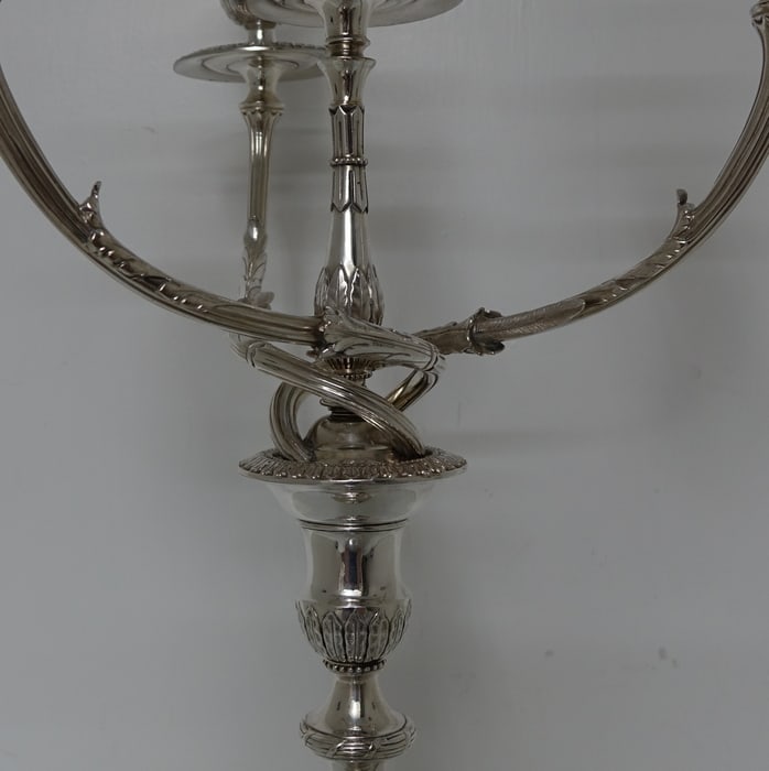 Early 19th Century Antique George IV Pair Old Sheffield Four Light Candelabra Circa 1828 Roberts - 6