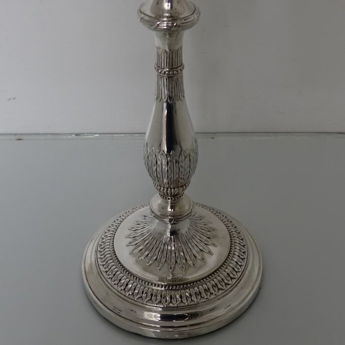 Early 19th Century Antique George IV Pair Old Sheffield Four Light Candelabra Circa 1828 Roberts - 8