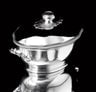 Puiforcat (Hermes) - 4pc. Antique French 950 Sterling Silver Covered Soup / Stew Tureen with - 5
