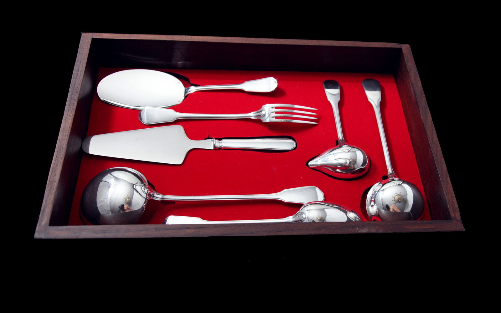 Tetard Freres - 115pc. French Sterling Silver Flatware Set + Storage Chest - Near New ! - 13