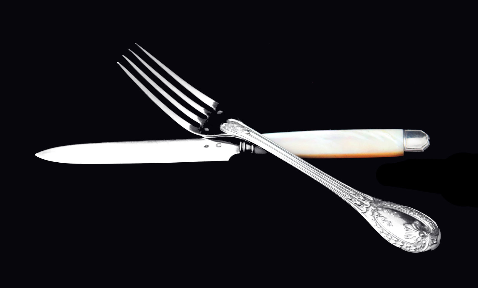 Odiot - 261pc. Antique French 950 Sterling Silver Flatware Set, Louis XVI Model, Service for 24, 15 - 6