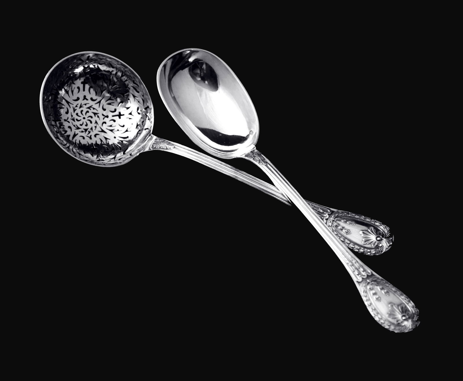 Odiot - 261pc. Antique French 950 Sterling Silver Flatware Set, Louis XVI Model, Service for 24, 15 - 7