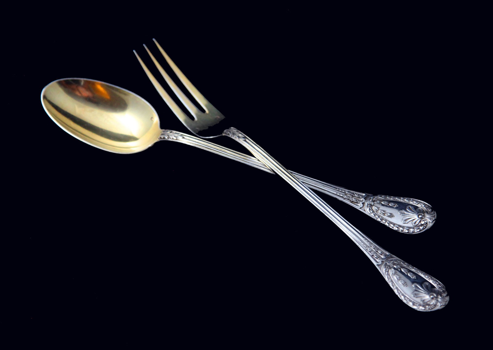 Odiot - 261pc. Antique French 950 Sterling Silver Flatware Set, Louis XVI Model, Service for 24, 15 - 8