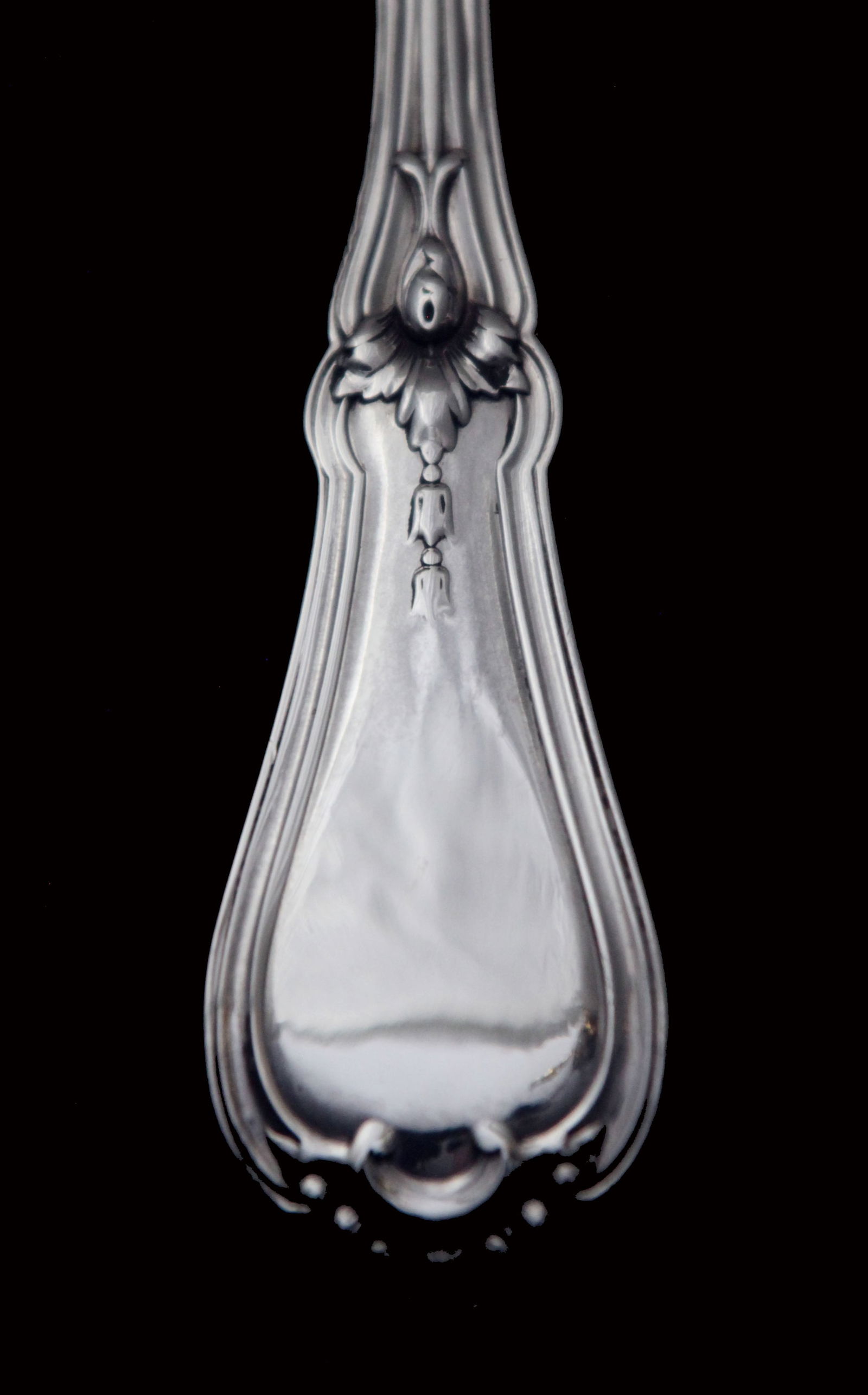 Thomas & Henin: 10pc. Antique French Sterling Silver Flatware Serving Pieces, Excellent Condition, - 11