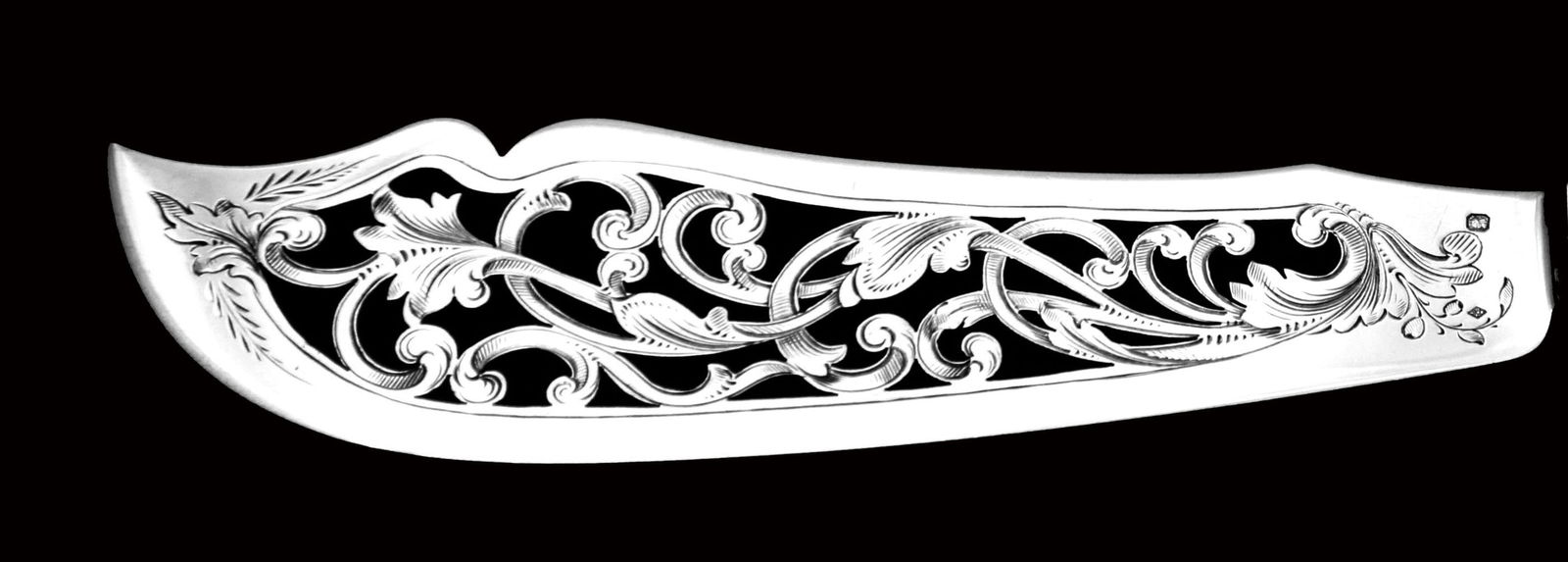 Thomas & Henin: 10pc. Antique French Sterling Silver Flatware Serving Pieces, Excellent Condition, - 4