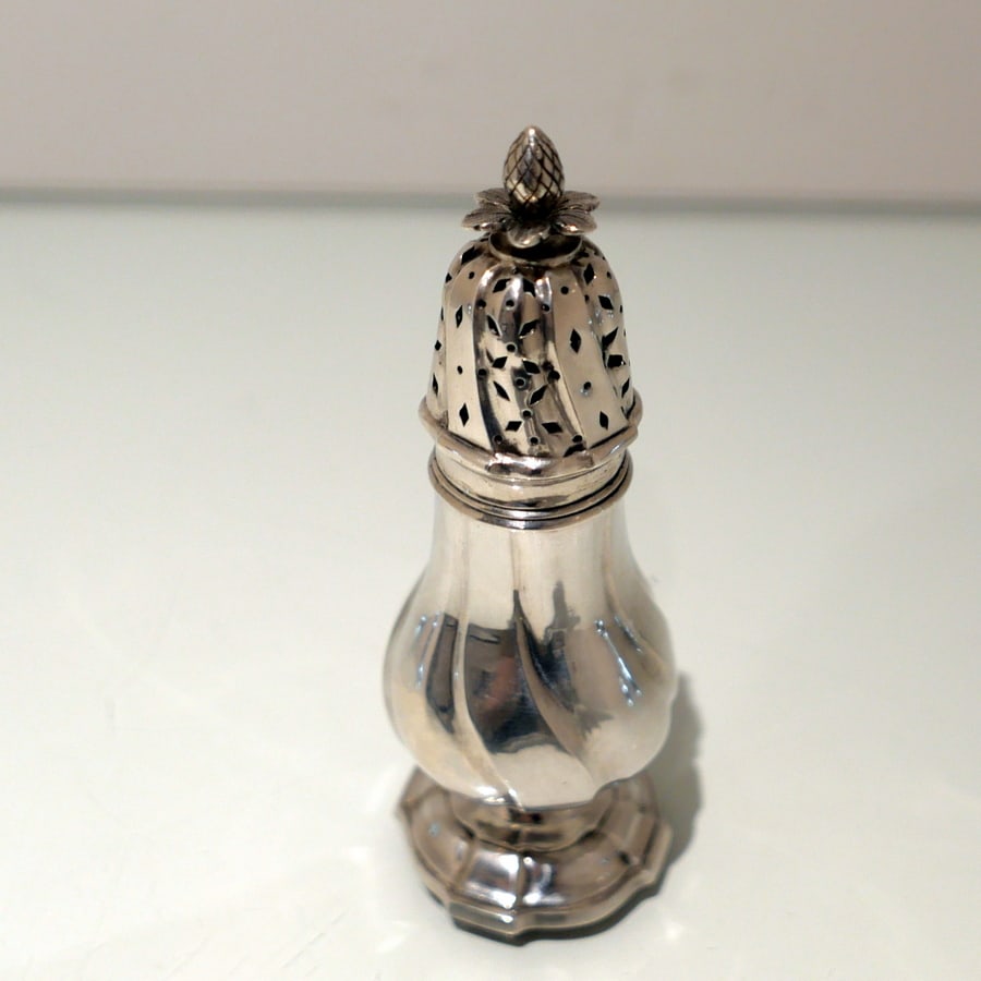 18th Century Dutch Silver Sugar Caster Amsterdam Circa 1760 - 4